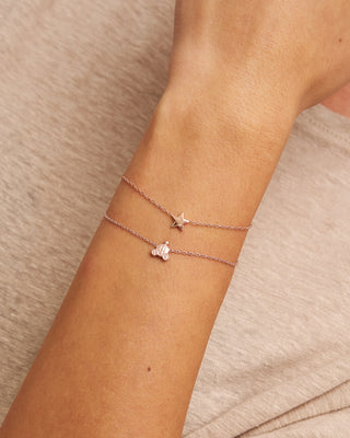 Bracelet rounded central subject - star