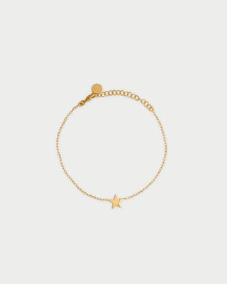 Pulsera sujeto central redondeado - estrella