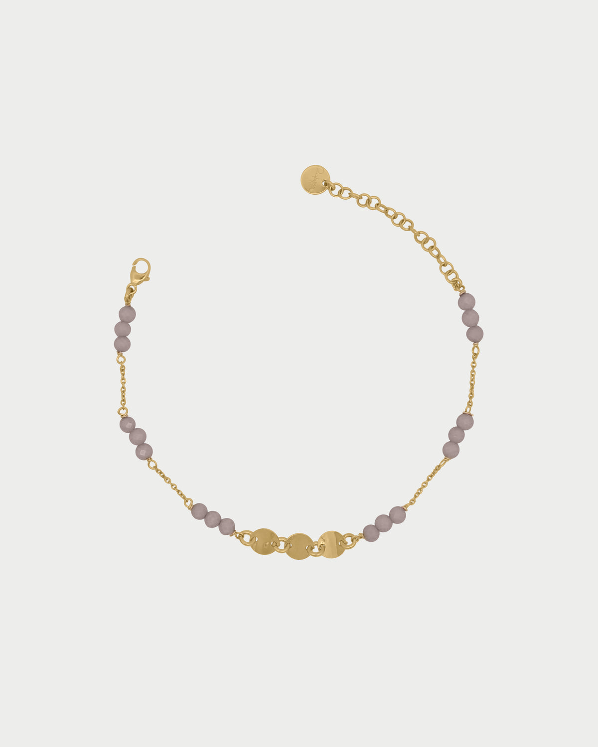Pulsera de cadena de circonitas Milky and Medals