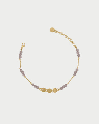 Pulsera de cadena de circonitas Milky and Medals