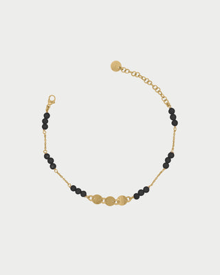 Bracciale catena zirconi Milky e Medaglie