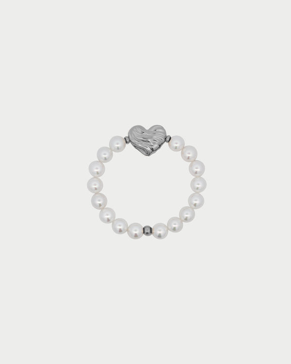 Bracciale Perle Cuore Bold