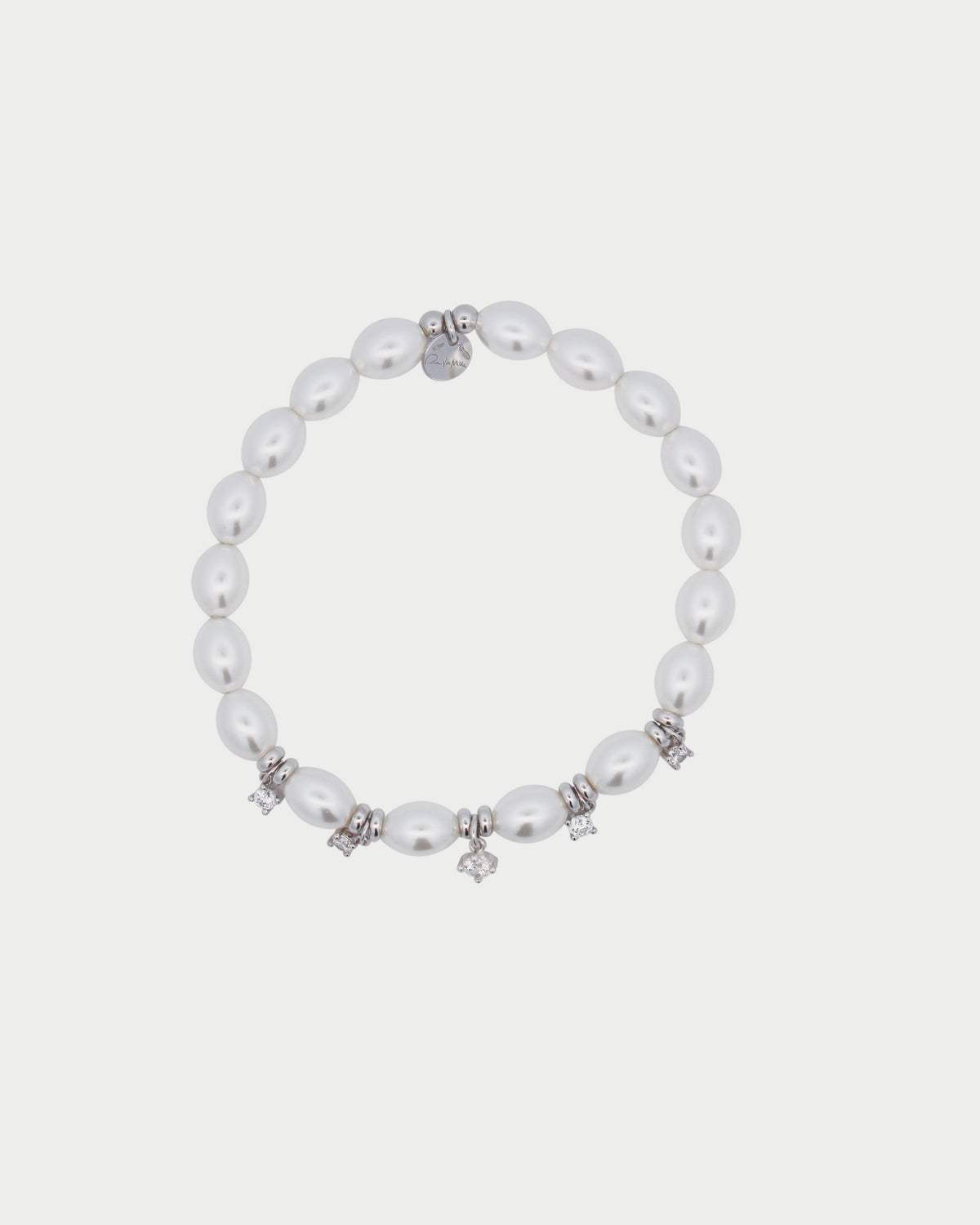 Bracciale Elastico Pearl Castoni