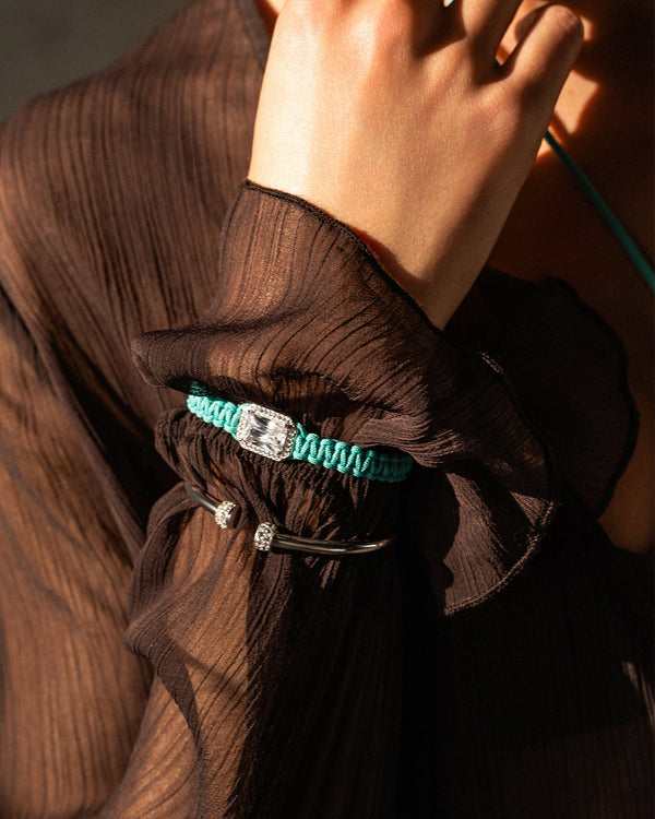 Bracciale Stone tessuto intreccio