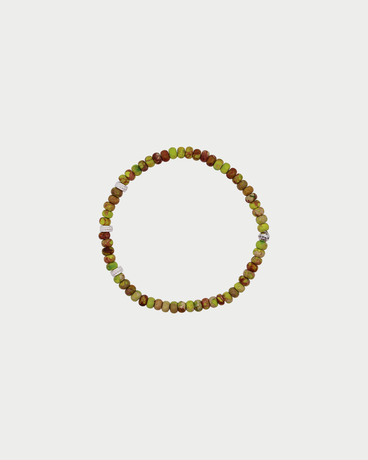 Bracciale Diaspro e Rondelle