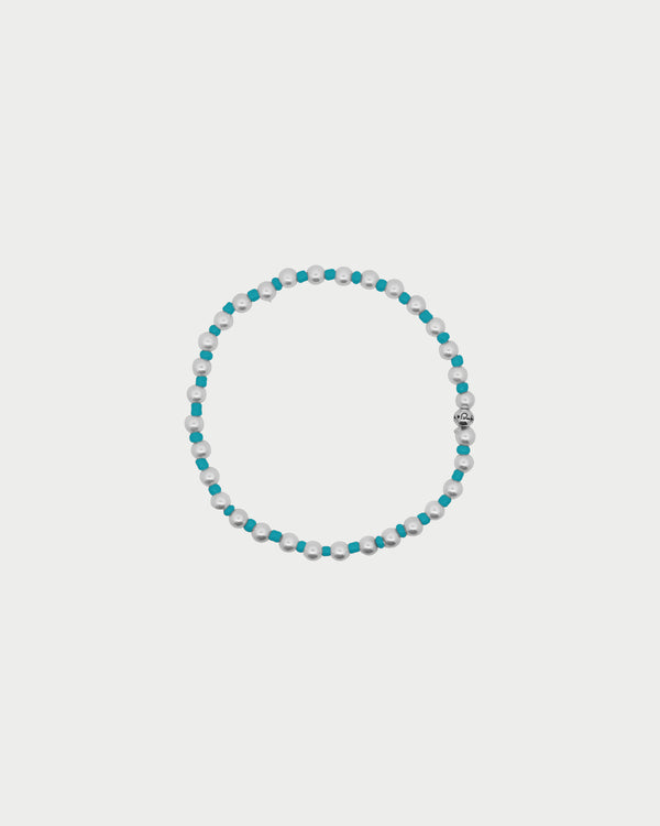 Bracciale Elastico Perle e resina colorata