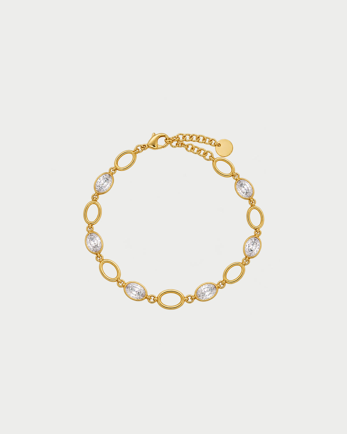 Bracciale Alternato Oval Cut