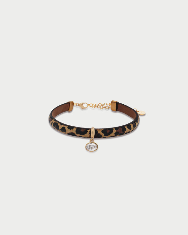 Leopard Oval Cut Bracelet