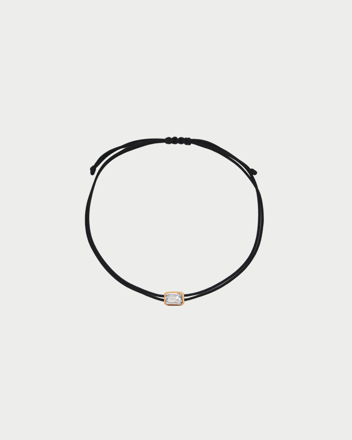 Pulsera de tela «Emerald Cut»