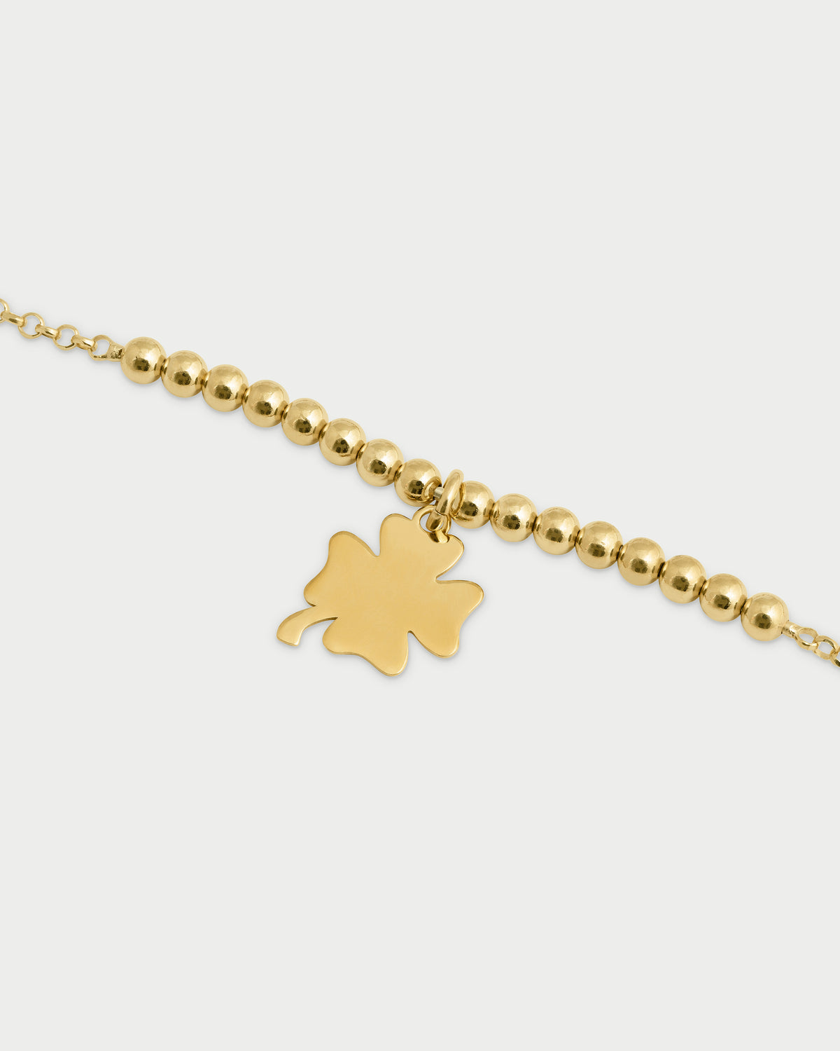 Pulsera Micro Detalle Único Trébol de cuatro hojas