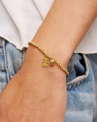 Elastic Bracelet with girl pendant