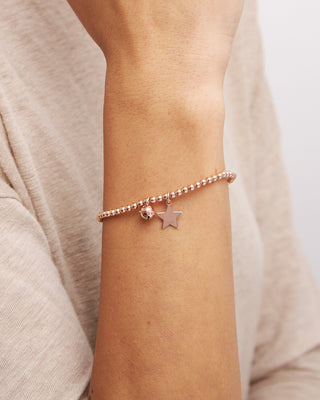 Pulsera Élastica con Colgante Estrella