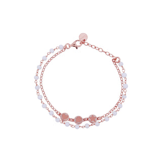 DOUBLE WIRE BRACELET - GIPSY WHITE