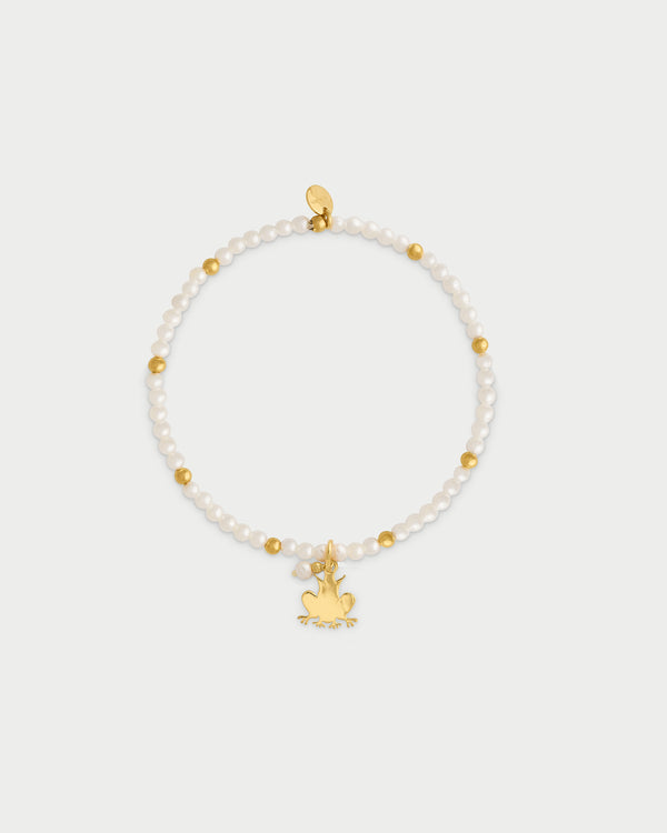 Pulsera elástica con perlas y bolitas - SAPO