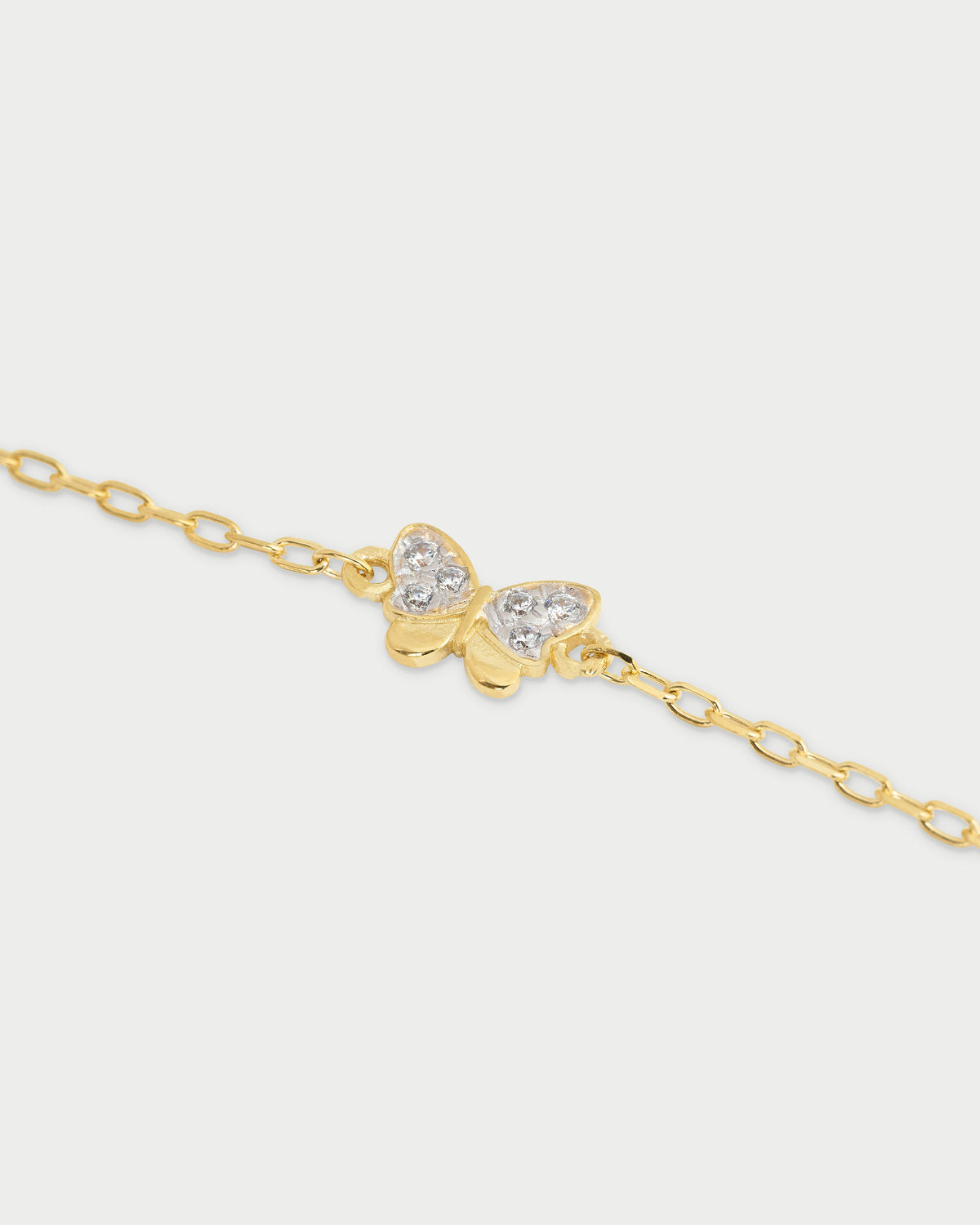 Braccialetto catena e farfalla - Fly&Shine