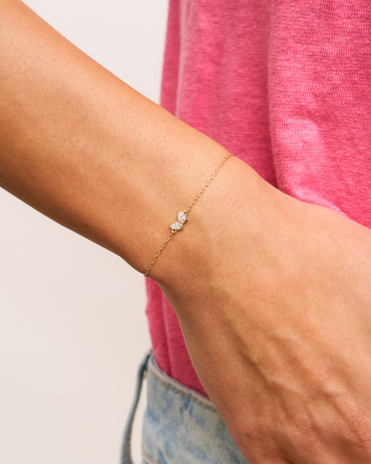Braccialetto catena e farfalla - Fly&Shine