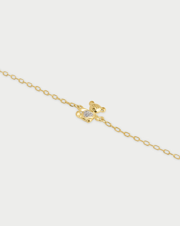 Pulsera cadena y osito - Teddy Fancy