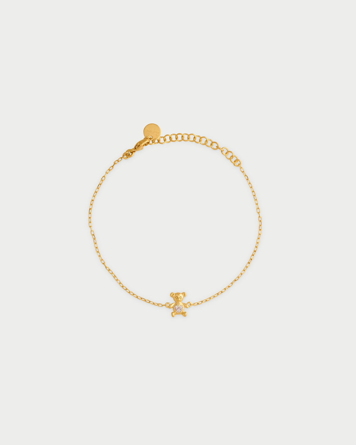 Pulsera cadena y osito - Teddy Fancy