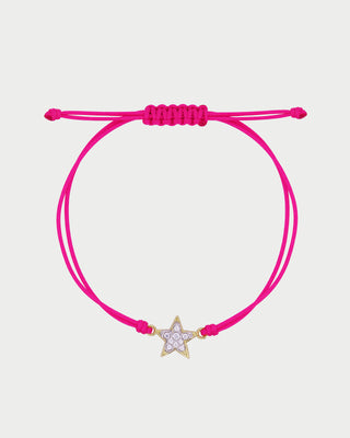 Bracciale tessuto stella small pavè - STARDUST TEN