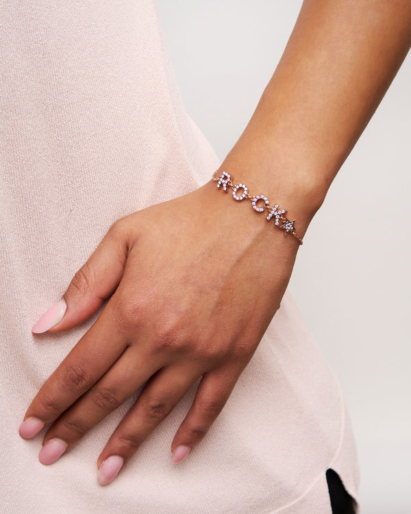 Customized Bracelet with Zircons