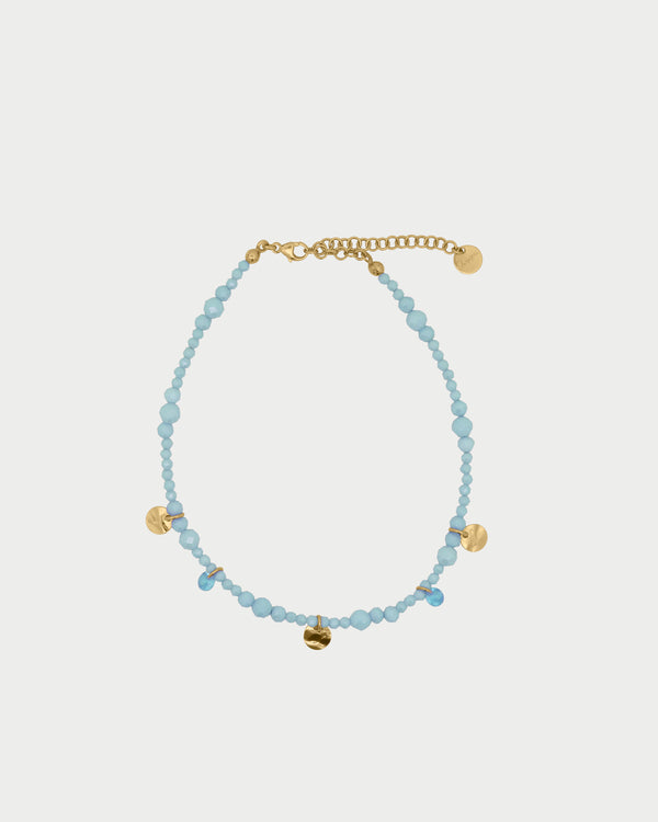 Milky Zirconia Anklet Pendants