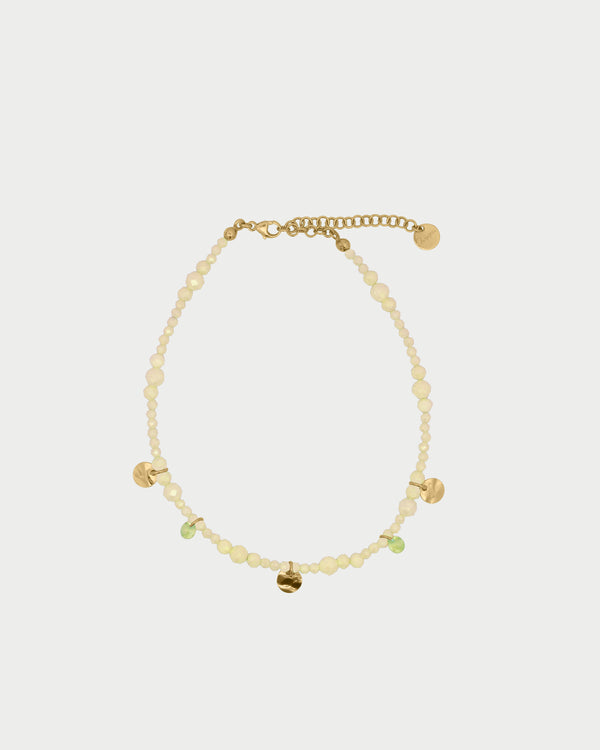 Milky Zirconia Anklet Pendants