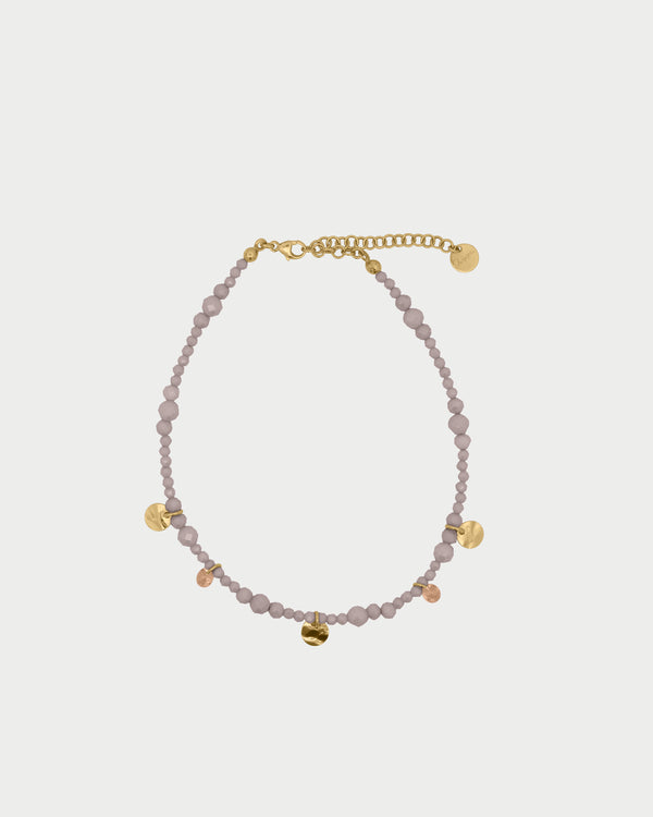 Milky Zirconia Anklet Pendants