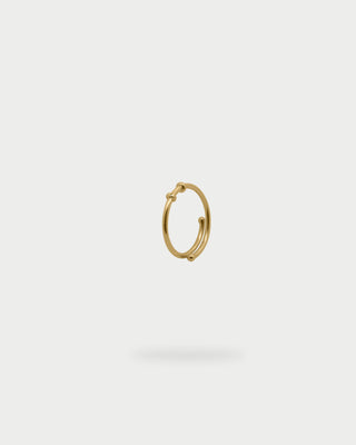 Anillo base con barra de dijes