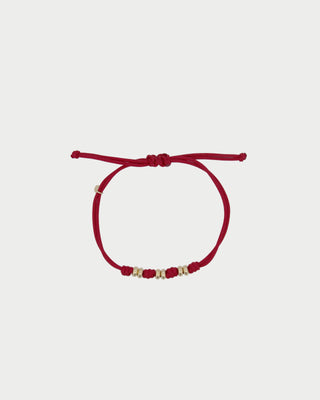 Soft cord bracelet with washers