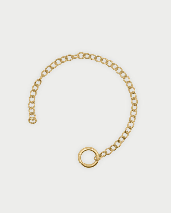 Rolo Chain Bracelet Circle Base