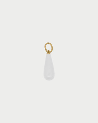 Charm Goccia Giada White