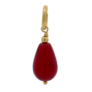 Charm Bamboo Coral Drop