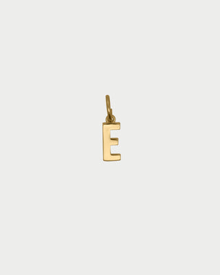 Letter E Charm