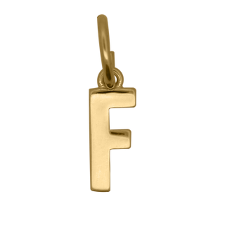 Letter F Charm