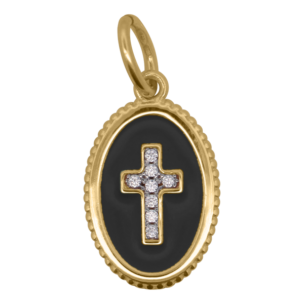 Charm Cross Black