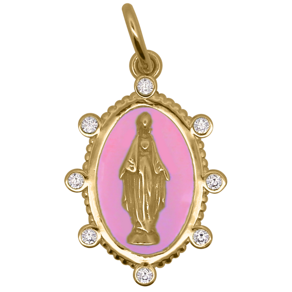 Charm Madonna Rosa