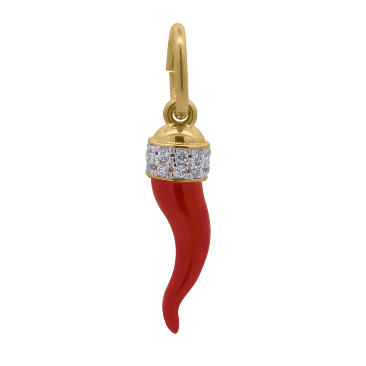 Amuleto de cuerno rojo