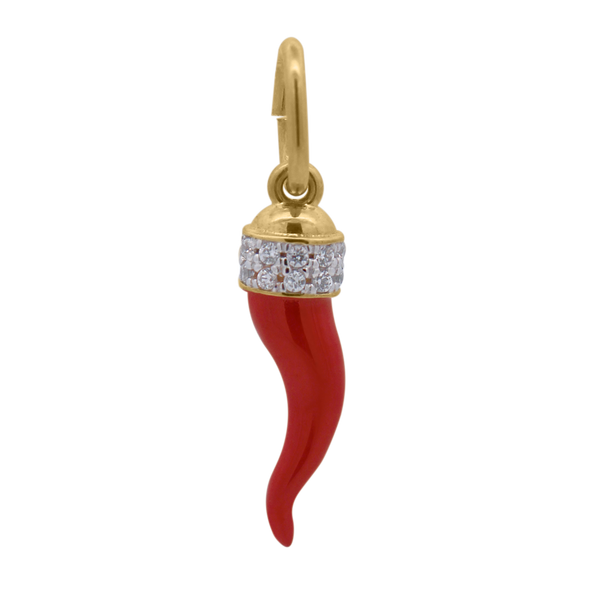Red Horn Charm