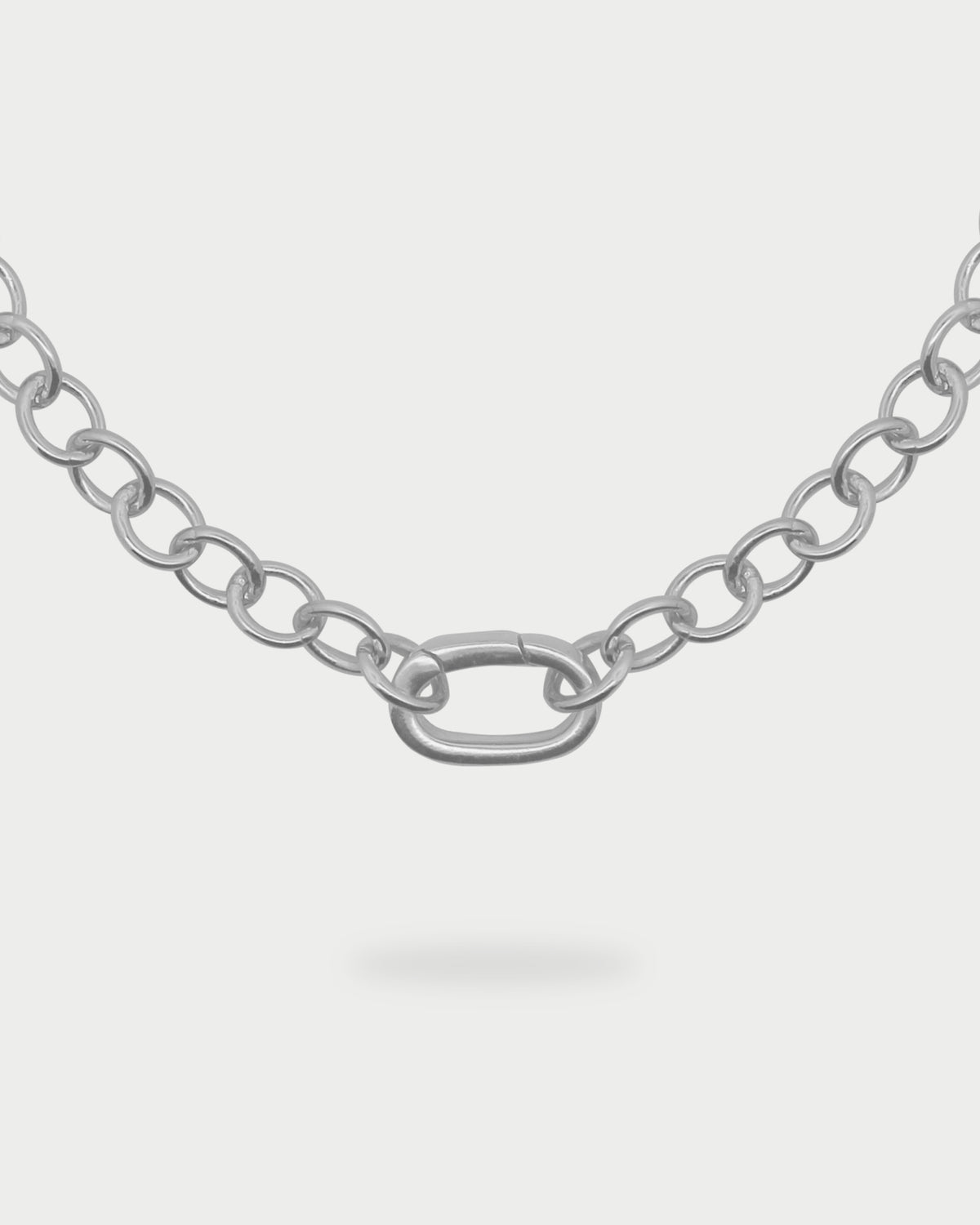 Girocollo Rolò chain Base ovale