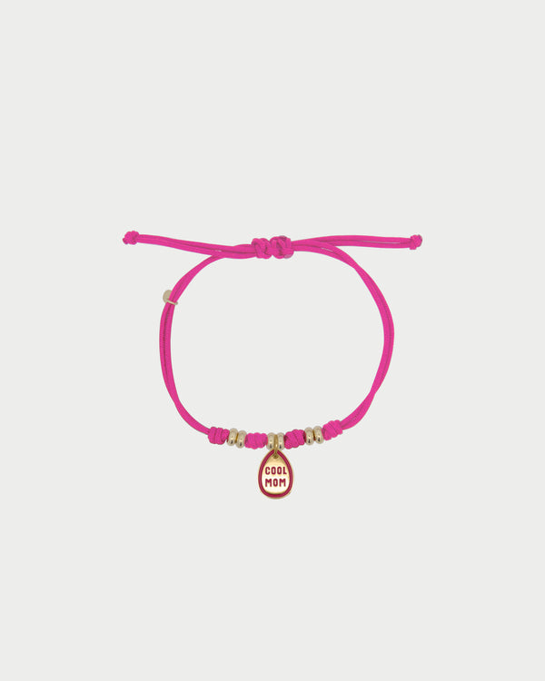 Bracciale COOL MUM con Rondelle Fucsia