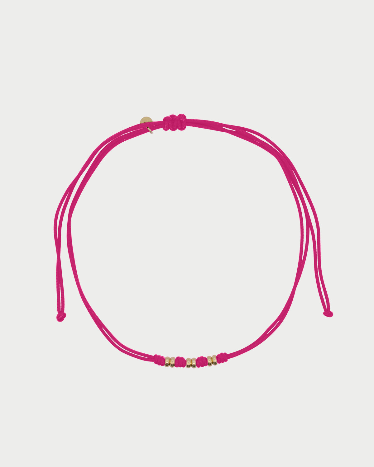 Soft cord choker with washers