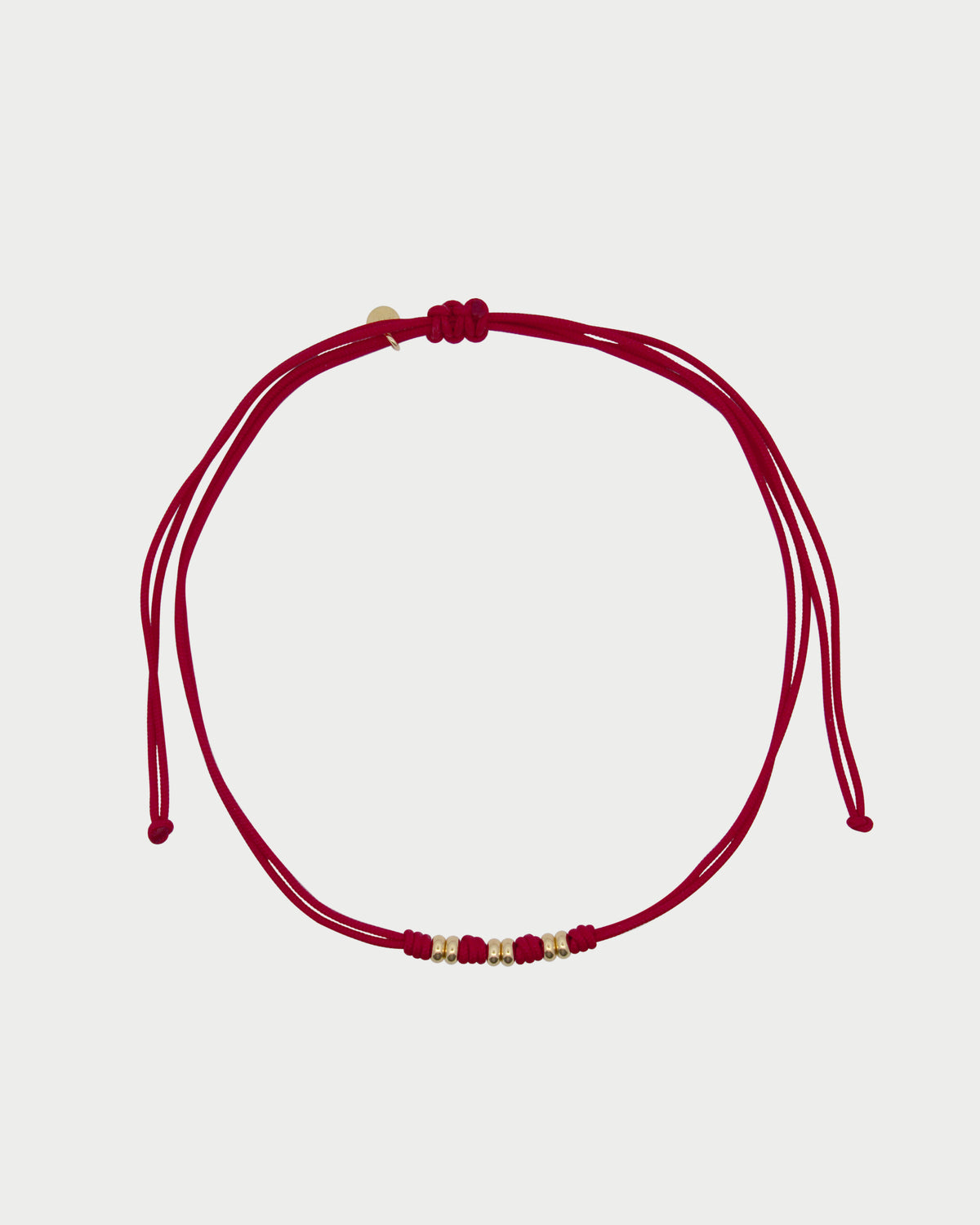Soft cord choker with washers