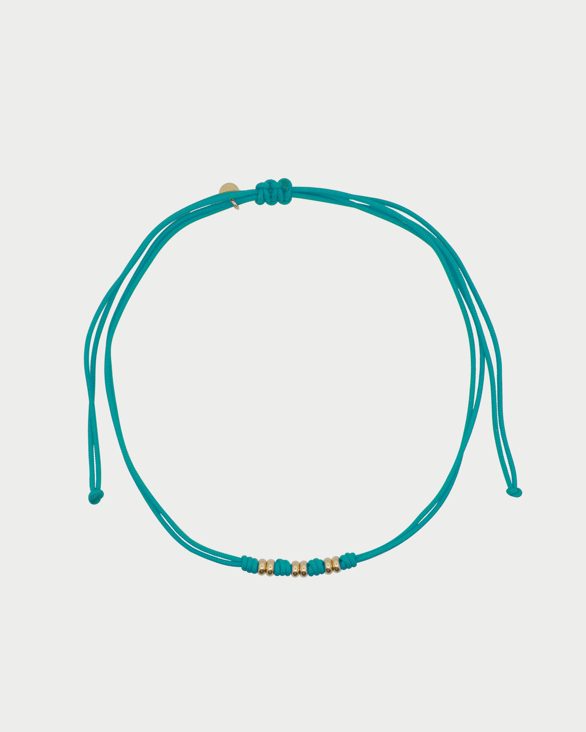 Soft cord choker with washers