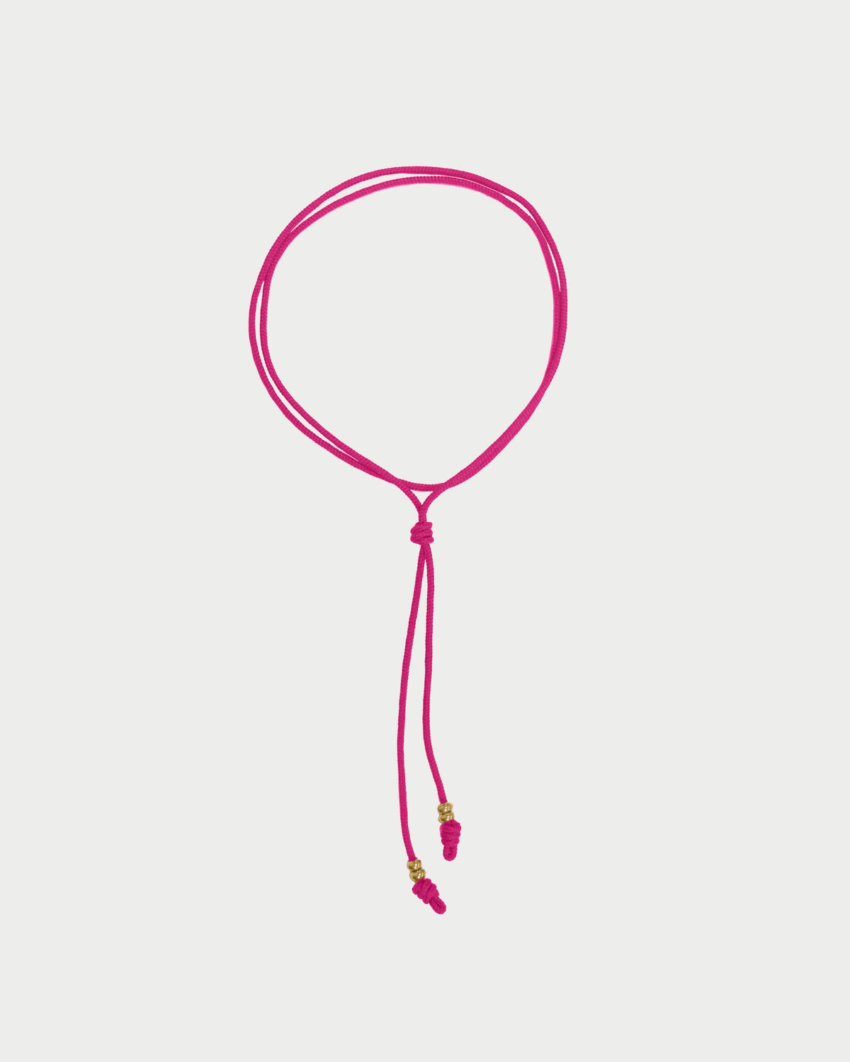 Soft Cord Crew Neck Tie