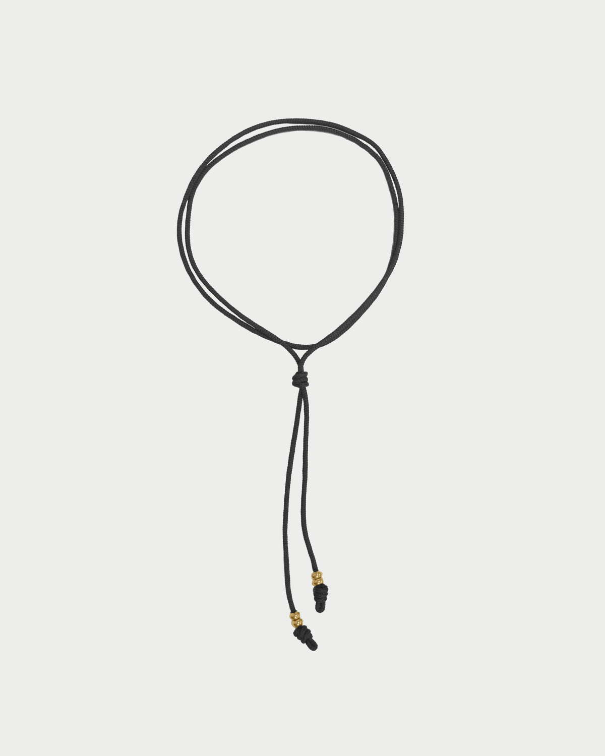 Soft Cord Crew Neck Tie