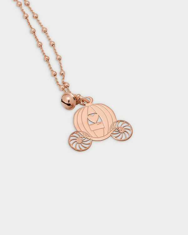 Collana a Pallini con Ciondolo Carrozza