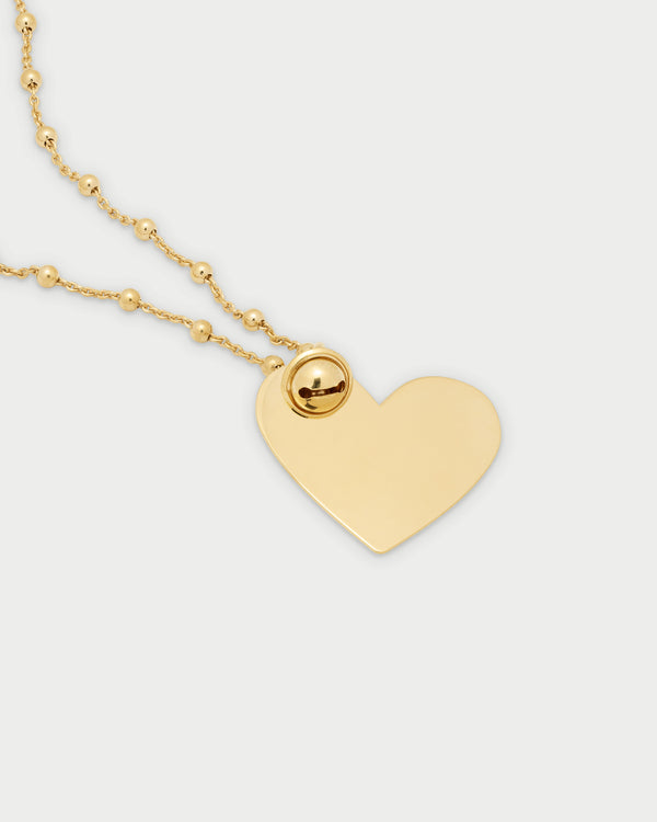 Collana a Pallini con Ciondolo Cuore