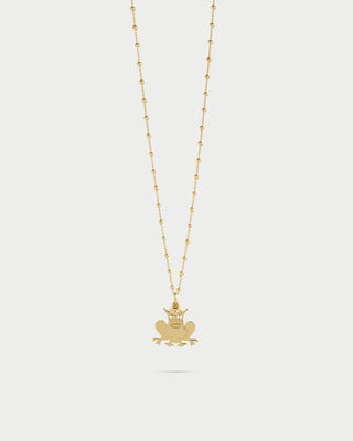 Collar de Cuentas con Colgante Príncipe Sapo