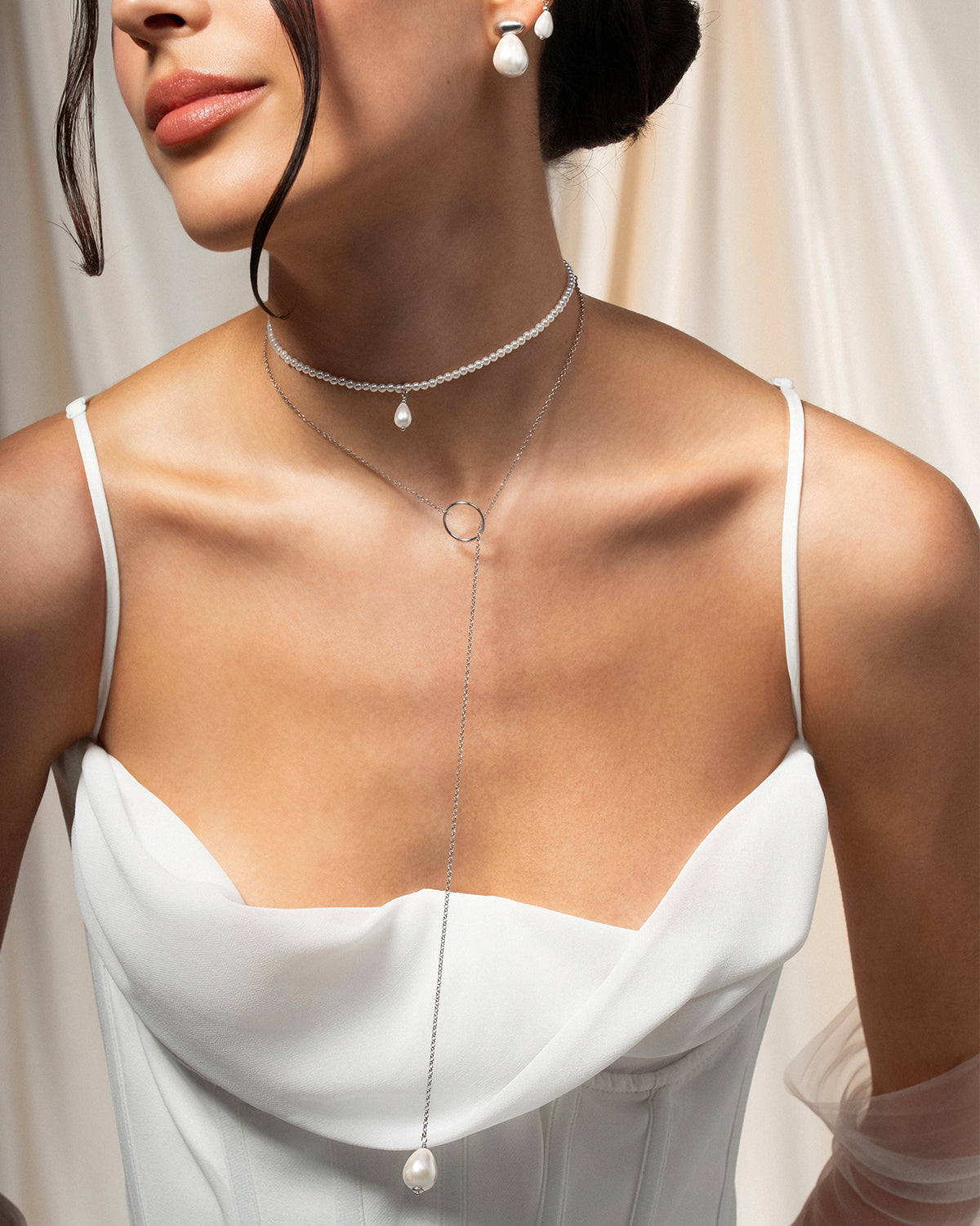 Collana Tie Cerchio Halo