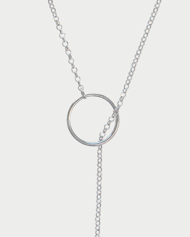 Collana Tie Cerchio Halo